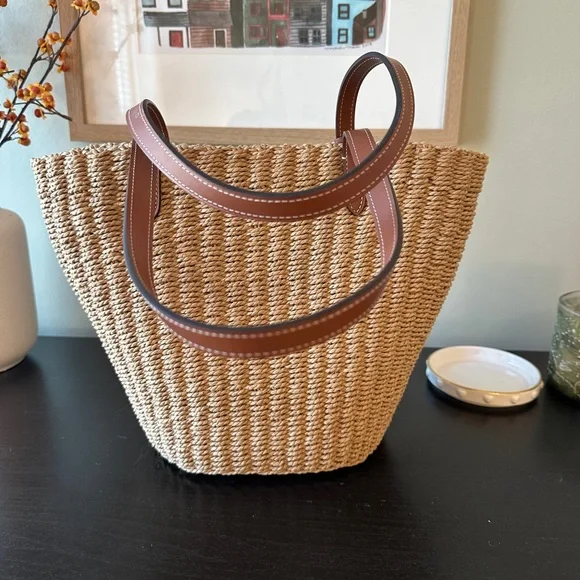 Coach Willow Small straw tote bag - Picture 4 of 6